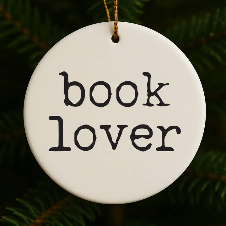 Book Lover Book Club Christmas Ornament for wholesale by 521handmade