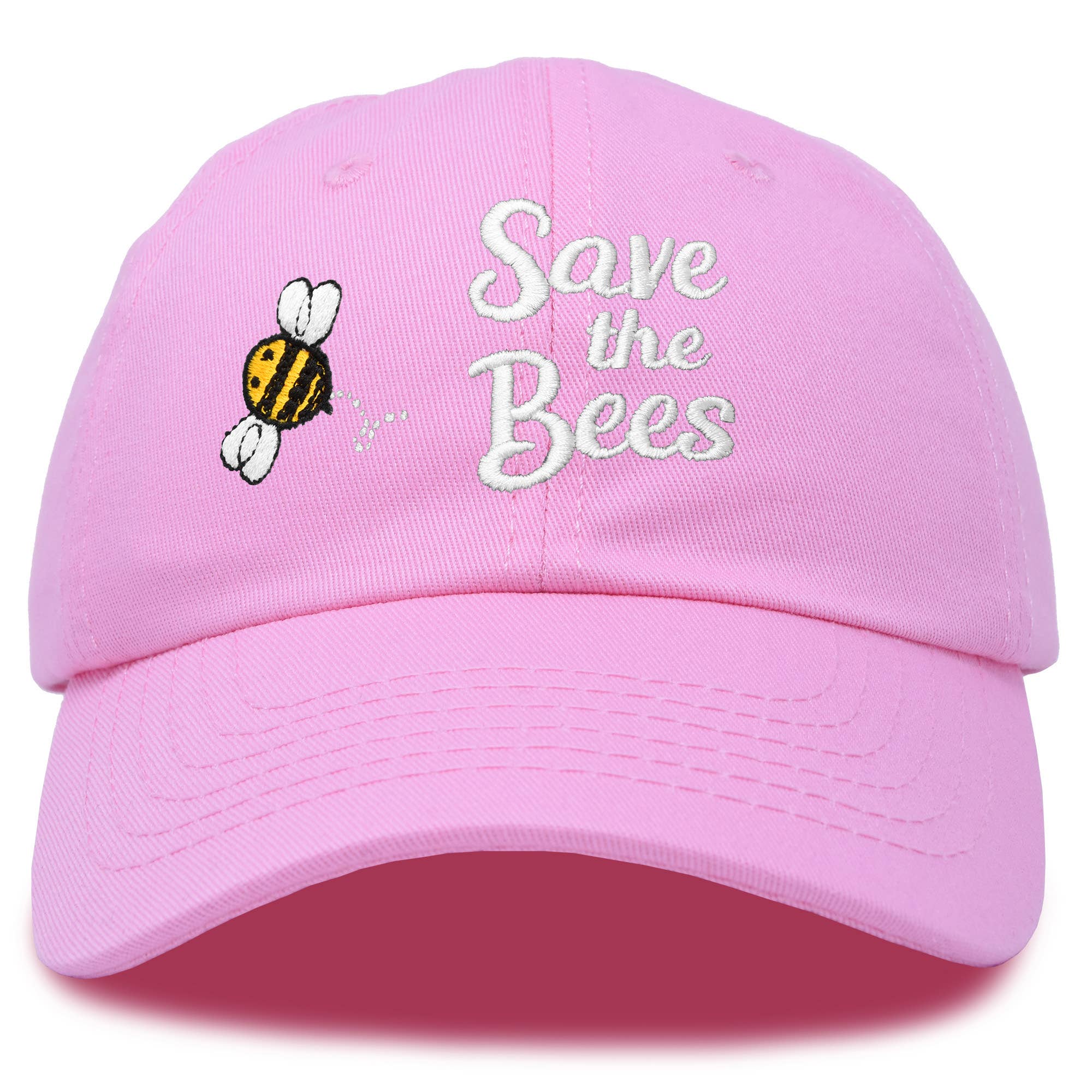 Dalix - Wholesale Baseball Cap - Women's - DALIX Save The Bees Baseball Cap Dad Hat Womens Girls36