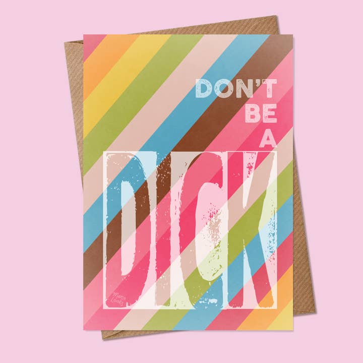 Não Sejas Um Idiota | Cartão de Cumprimentos para Todos os Dias e Ocasiões por atacado de MarcoLooks