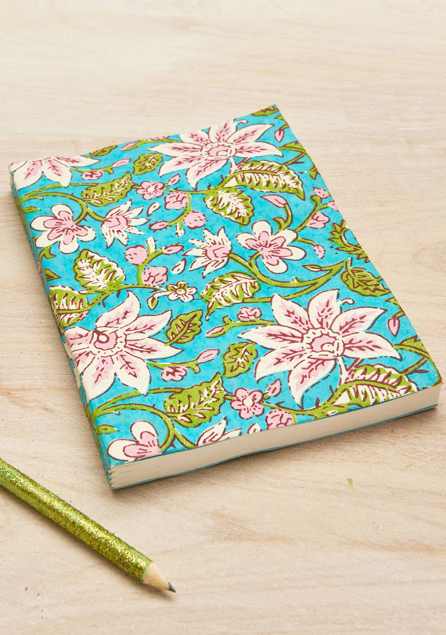 Namaste - Wholesale Notebook - Block Print Notebook - Lily2