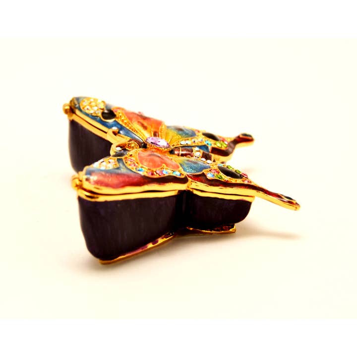 Ciel Collectables – wholesale Jewellery box/organiser – Butterfly Trinket Box with Monarch Coloration