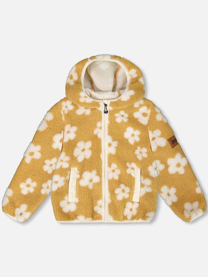 Chaqueta Sherpa de Media Temporada Beige Claro para venta al por mayor de Deux par Deux