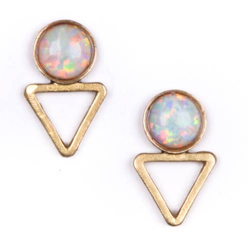 Michelle Starbuck Designs – Großhandel Ohrstecker – Kleiner Opal Elder Nieten0