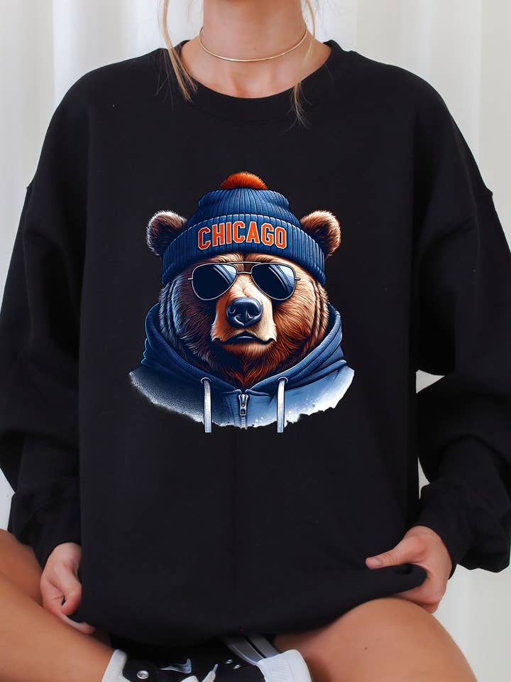 Unisex Chicago Football Bears Sweatshirt for wholesale by Midday USA