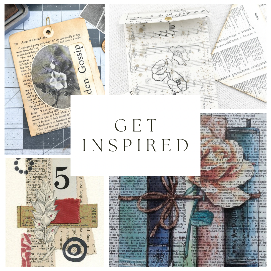 A House of Books - Wholesale Craft Supplies - Art Kit- Vintage Book Pages for Collage and Art4