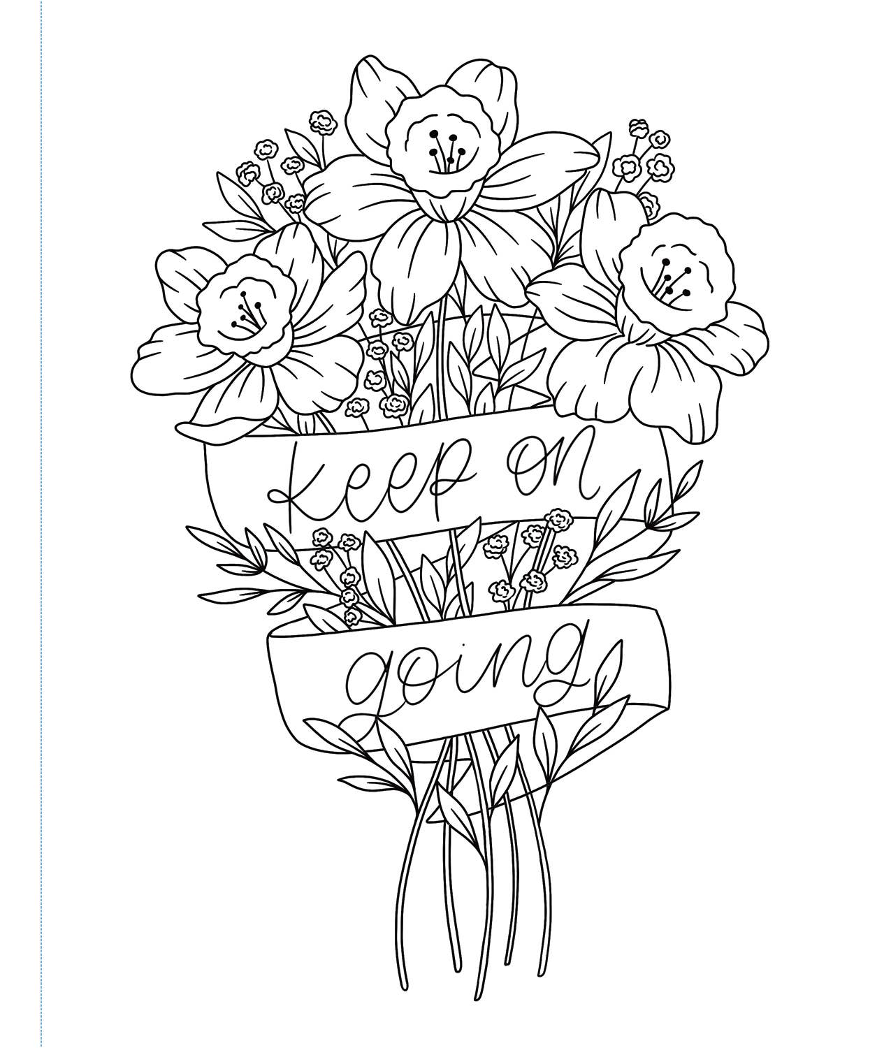 Better Day Books – Großhandel Mal- & Aktivitätsbuch – Erwachsene – Färbebuch „On the Bright Side“: Florale Muster8