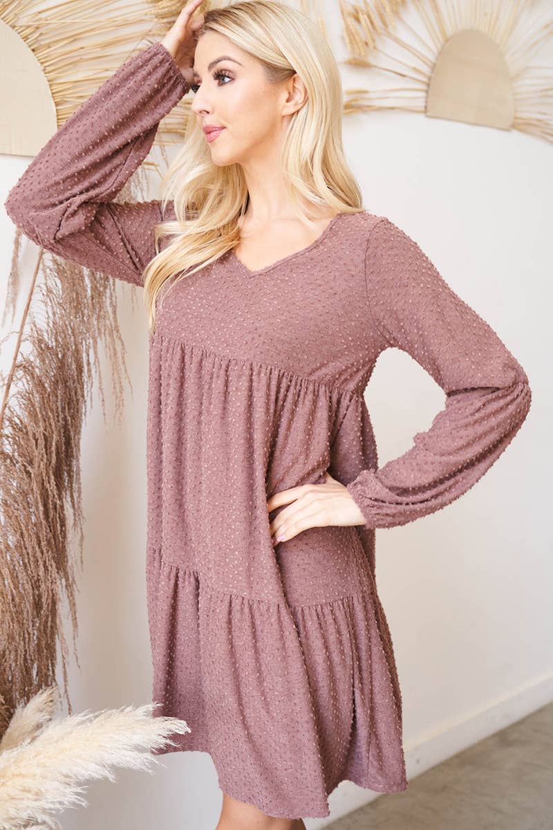 You & Me - Vendita all'ingrosso Vestito - Donna - PPD1246-ABITO A POIS SVIZZERI CON VOLANT CON MANICHE A SBUFFO33