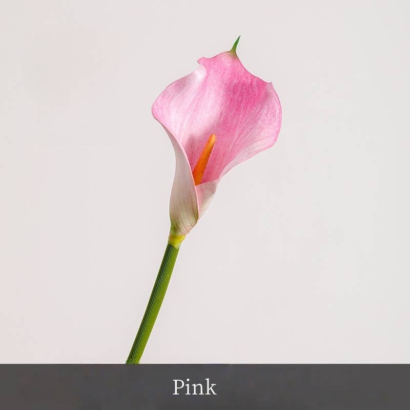 ACNITE(We cover U.S. import duties) - Vendita all'ingrosso Fiori finti - Giglio calla artificiale effetto reale per decorazione casa e fiori decorativi16