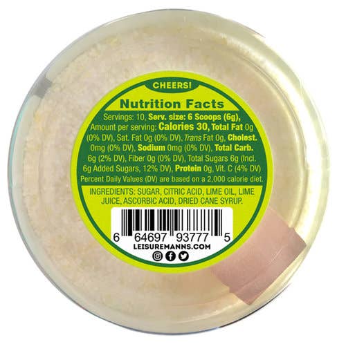 Leisuremann's Cocktail Mixes - Vente Mélange/sirop pour cocktails - Pot de mélange à cocktail Margarita2