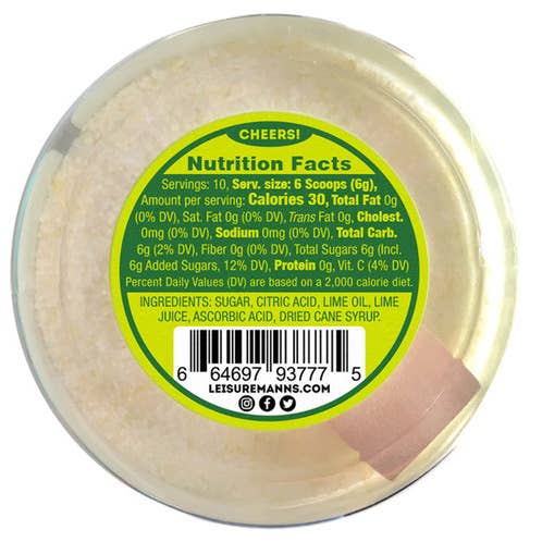 Leisuremann's Cocktail Mixes - Wholesale Cocktail Mix/Syrup - Margarita Cocktail Mix Jar2