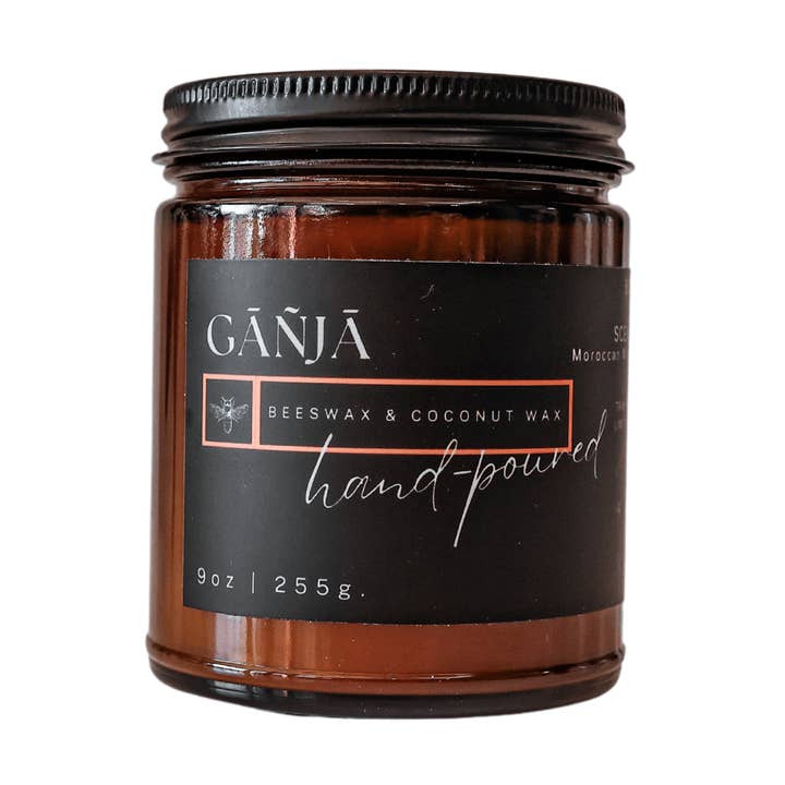 Copper & Wax Co. - Wholesale Jar/Filled Candle - Ganja Moroccan Mint & Violet Jar Candle0