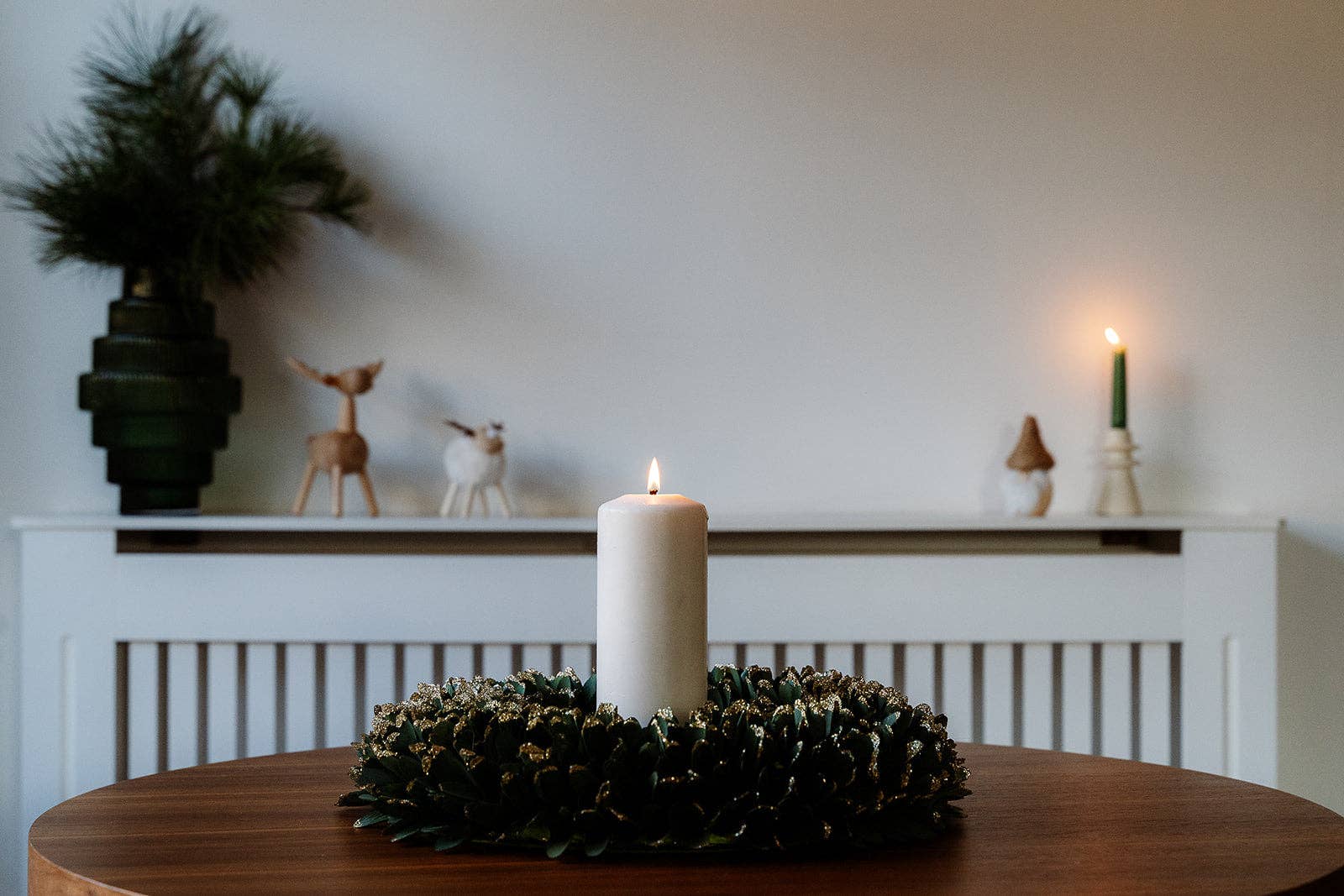 We Love Seasons EU - Wholesale Wreath - Sparkly Christmas Wooden Wreath1