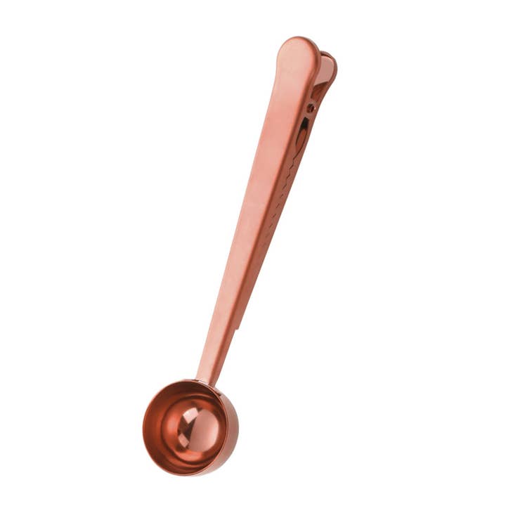 The Grateful Tea Co - Wholesale Loose Tea - Stainless Steel Tea Scoop & bag clip for Loose-Leaf Tea