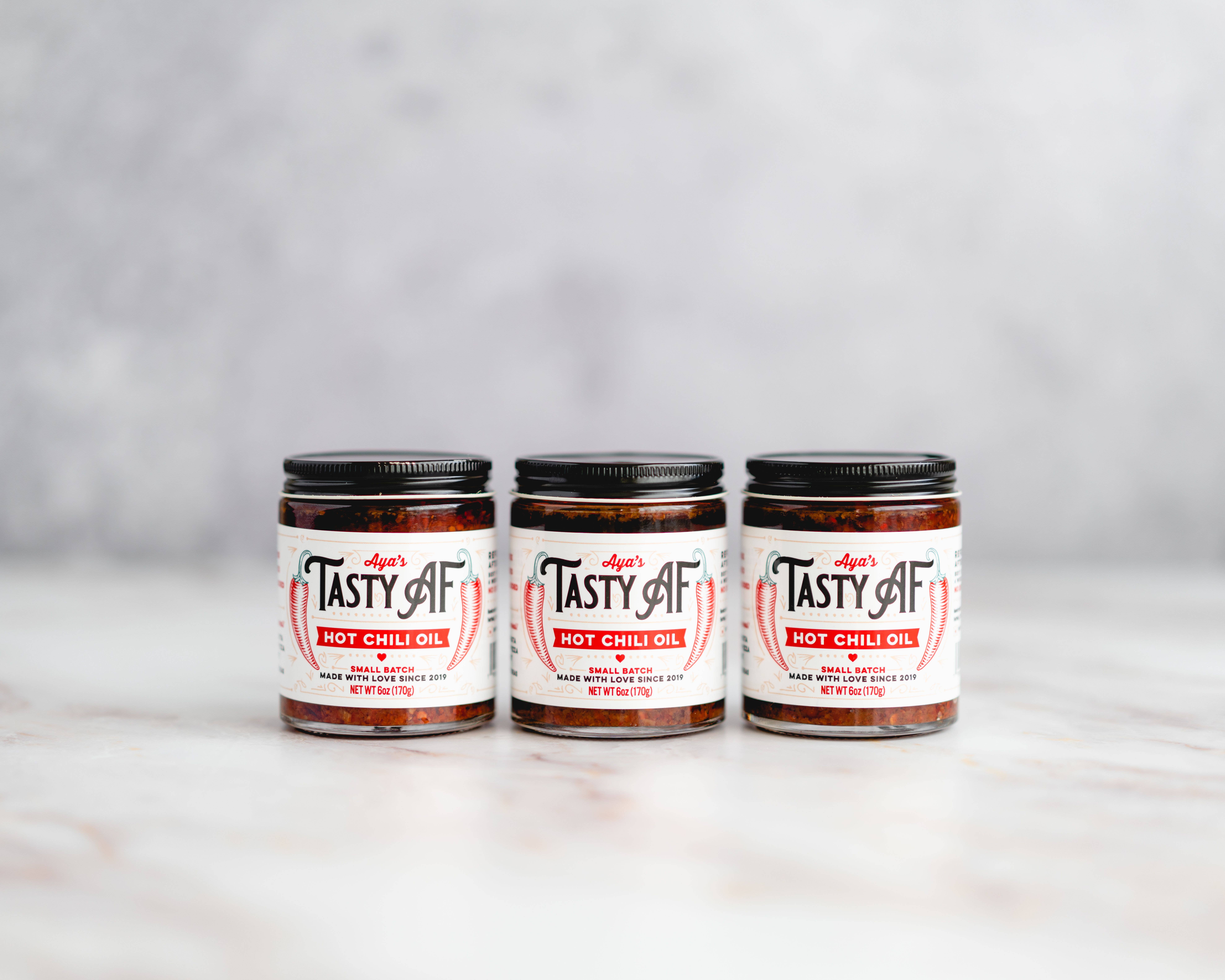 Aya's Table - Wholesale Hot Sauce - TASTY AF HOT CHILI OIL2