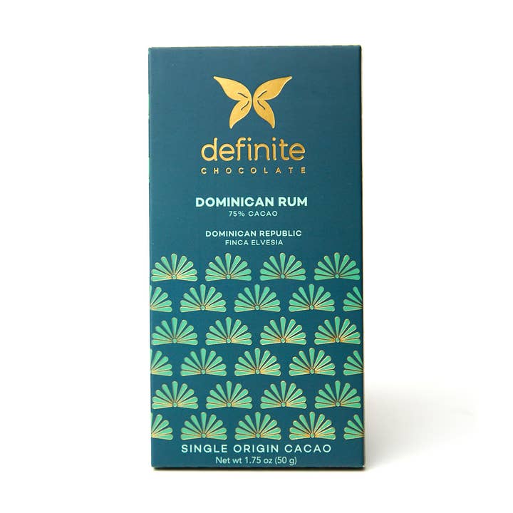 Definite Chocolate – wholesale Chocolate bar – Finca Elvesia (75%) Dominican Rum0