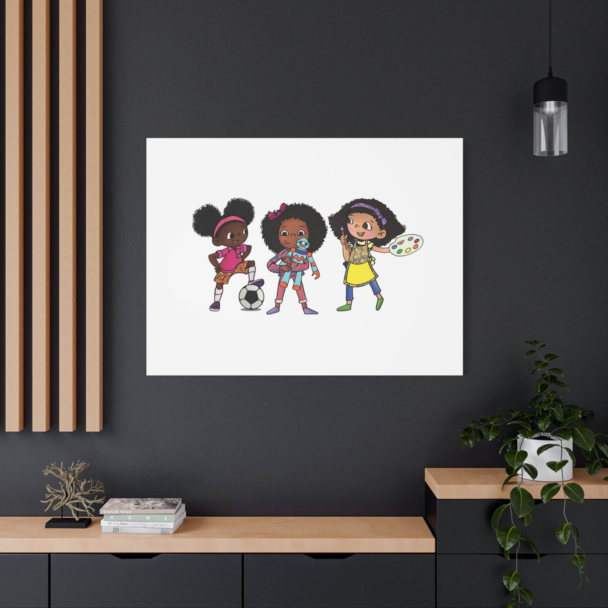 Ikuzi Dolls - Wholesale Art Print - Kids & Baby - Kids' Canvas Wall Art - Playful Characters for Creative Spaces125