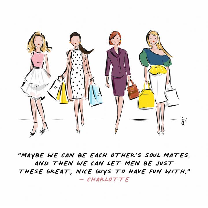 Sex and The City Art Print for wholesale by Jennifer Vallez