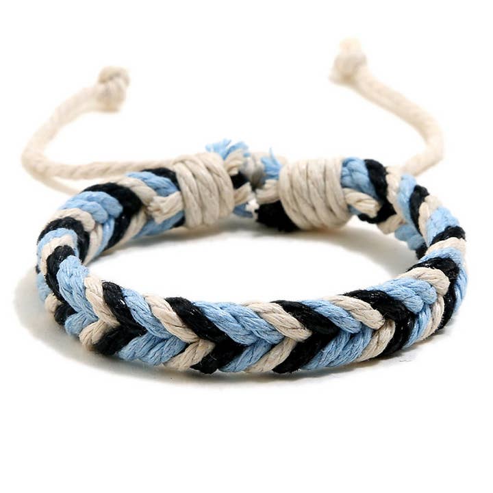 ACCITY - Wholesale Woven/Braided Bracelet - NEW COLOR HEMP ROPE COUPLE BRACELET_CWMM4457