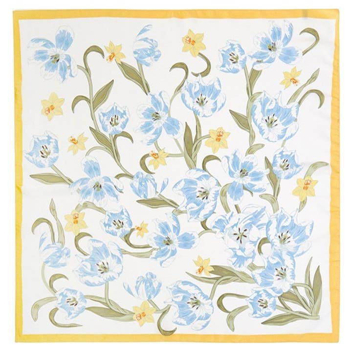 Oblige by G - Wholesale Scarf - Women's - Printed Silk Square Scarf BS-0112 0104 0108 0103 0114 012027