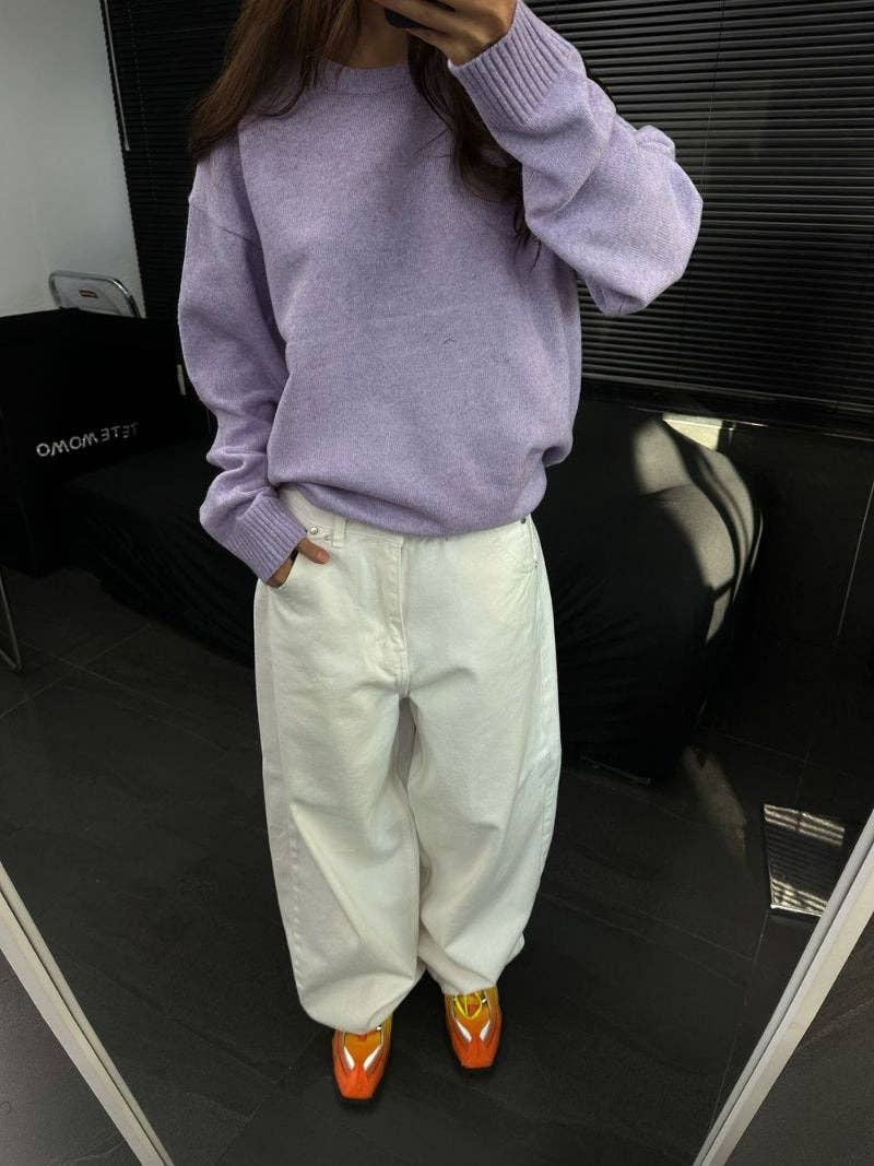 Little Light - Wholesale Knit Sweater - Women's - Soft Cashmere Blend Washable Knit Sweater Made in Korea24