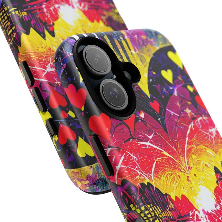 Studio 653 Clothing Co - Wholesale Phone Case - Women's - Vibrant Heart Sunset Tough Phone Case59