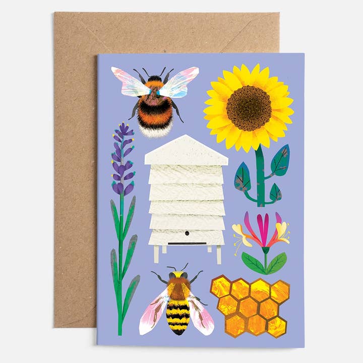 Sunny Beast – wholesale Everyday greeting card – Busy Bees | Card