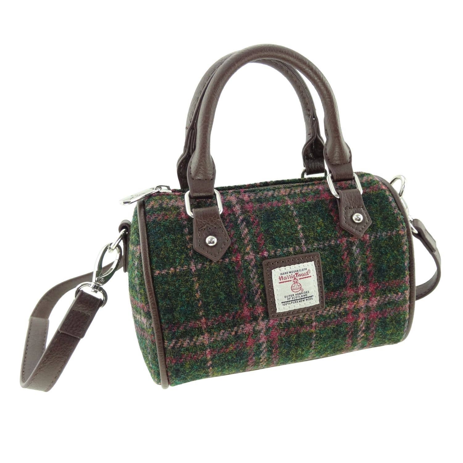 Glen Appin Of Scotland - Wholesale Top Handle Bag - Women's - LB1203 Harris Tweed 'Kilbride' Mini Bowling Bag12