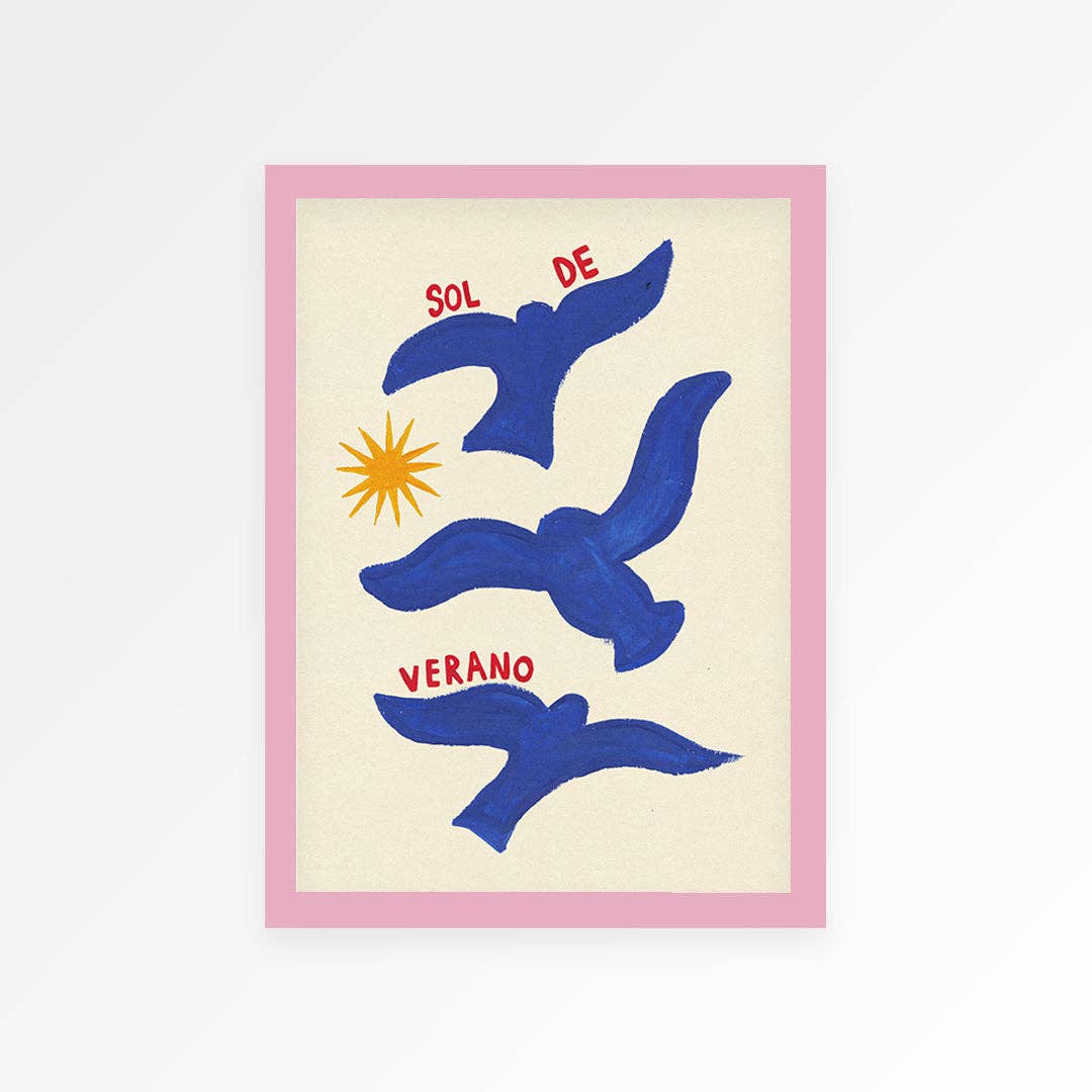 Proper Good – Großhandel Kunstdruck – Handbemalter Druck mit Möwen7