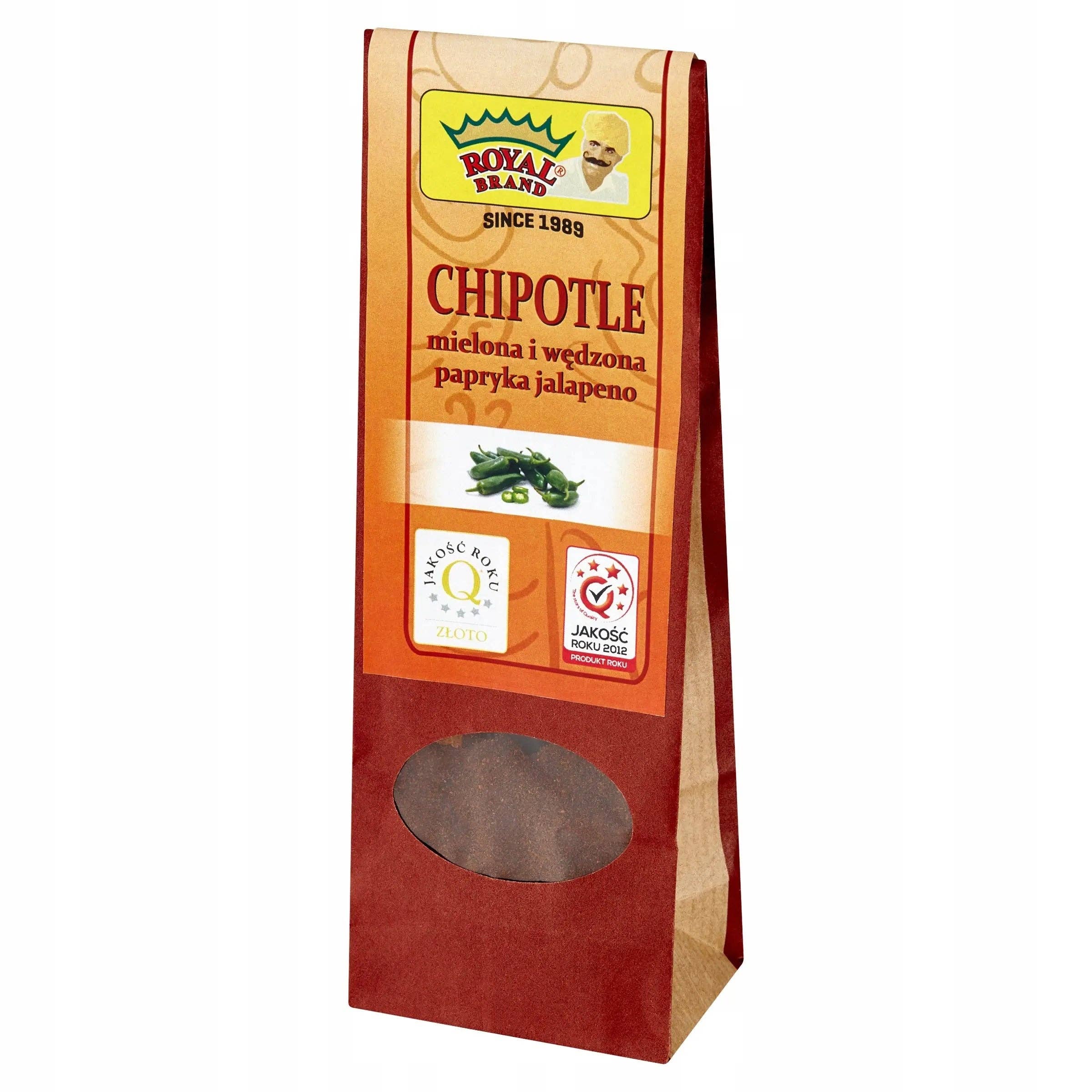 Royal Brand - Wholesale Dried Spice - Chili Chipotle, Papryka Mielona i Wędzona Chili Jalapeno, 40 G1
