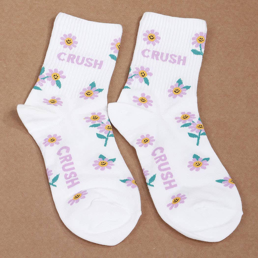 3AM BY H&D ACCESSORIES - Wholesale Socks - Women's - Flower Crush Socks4