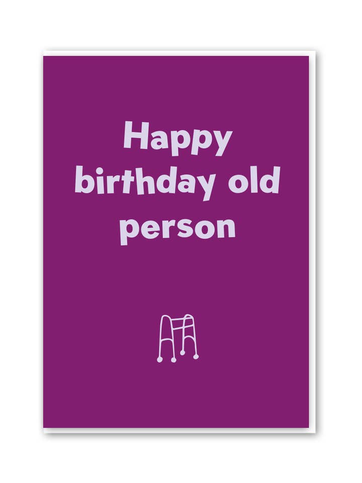 Old Person for wholesale by Objectables Publishing Limited