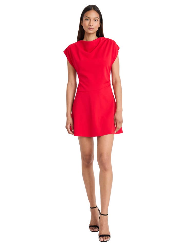 Maggy London Group - Wholesale Dress - Women's - COWL NECK MINI DRESS9