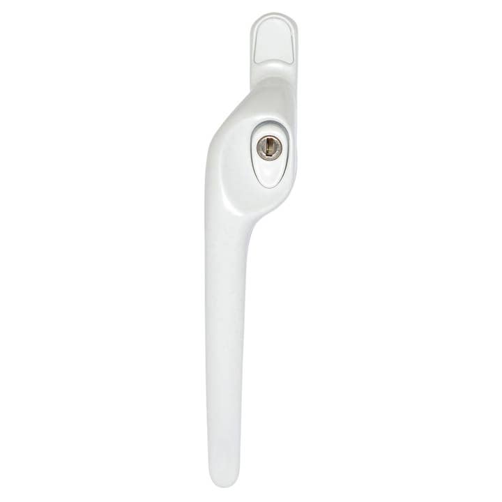 ERA uPVC Maxim Offset Espagnolette Locking Multipoint Multi-Spindle Window Handle - L-Hand - White for wholesale by Diybasket