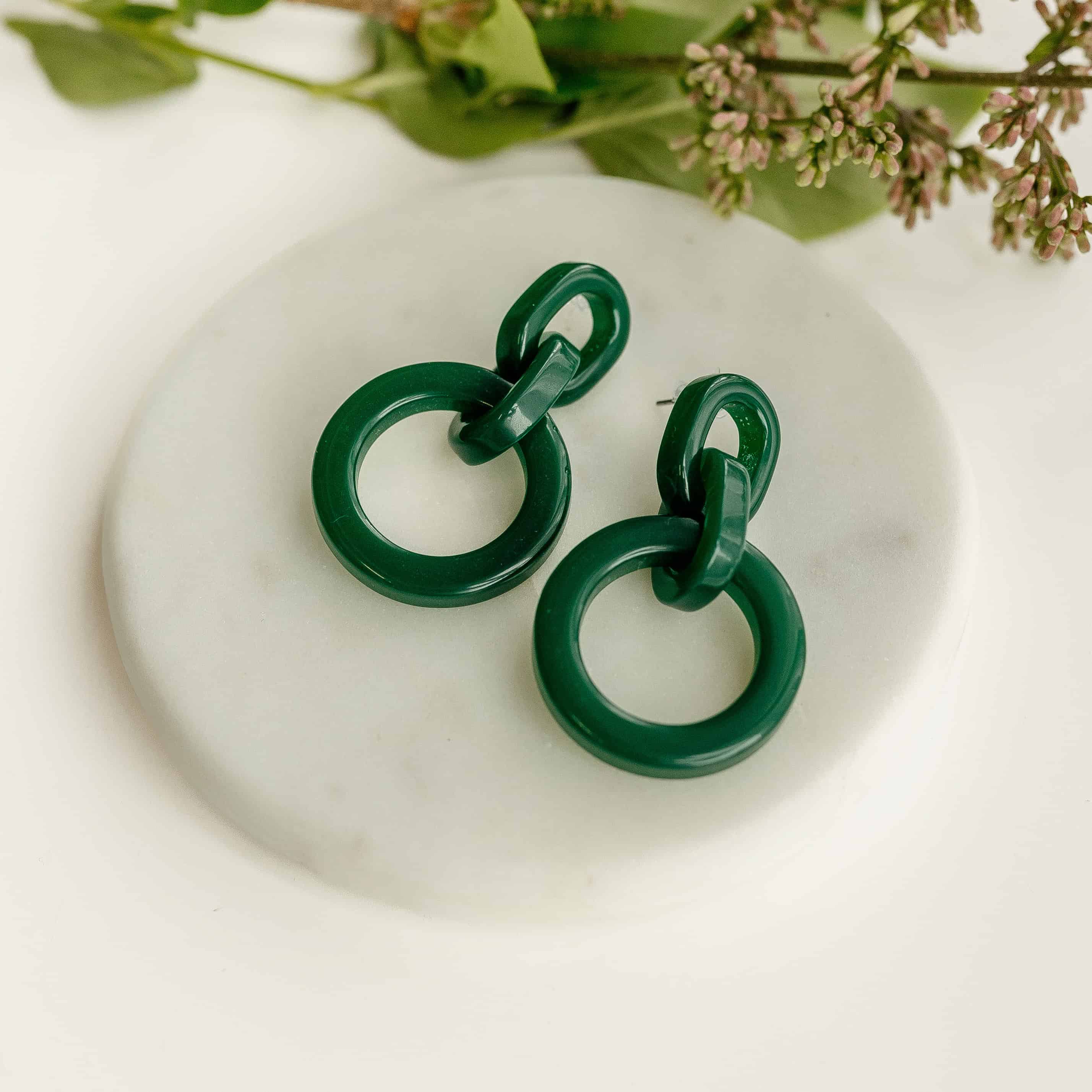 Sela Designs - Wholesale Dangle Earrings - Green Hali Earrings2