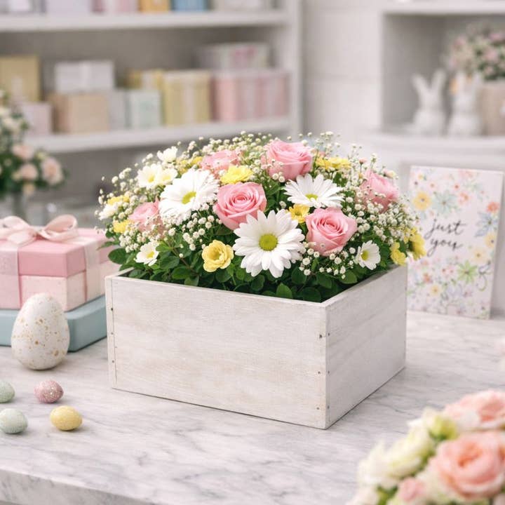 SWS BASKETS AND HOME DECOR - Wholesale Planter Box - Wood Planter Box with Liner, Square Flower & Storage Pot6