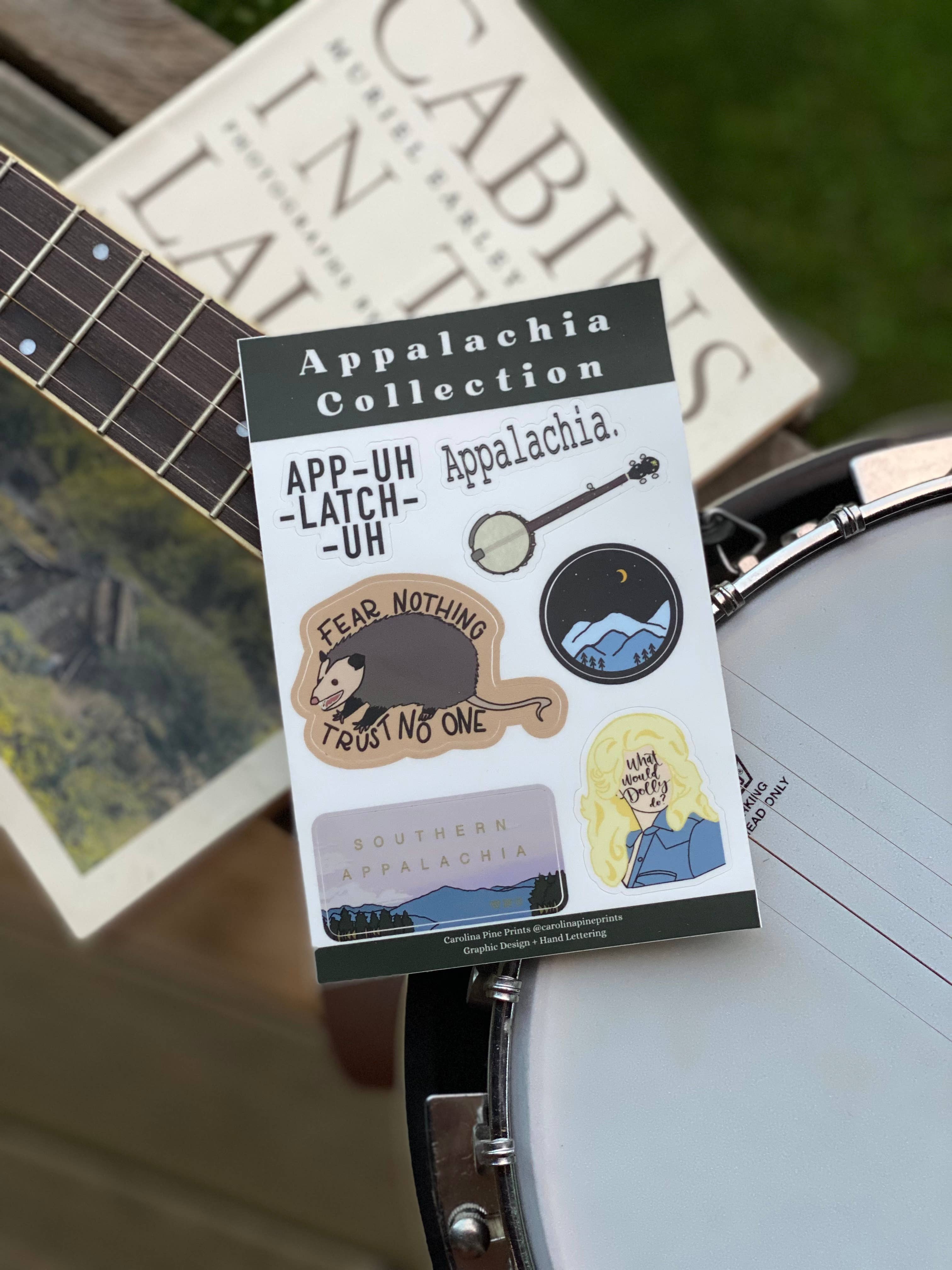 Carolina Pine Prints - Wholesale Sticker - Appalachia Collection- assorted stickers, Gift for Appalachi3