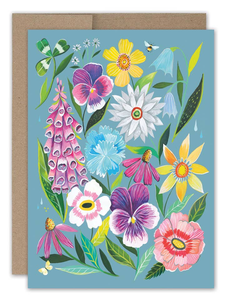 Get Well Flowers Card for wholesale by Biely & Shoaf