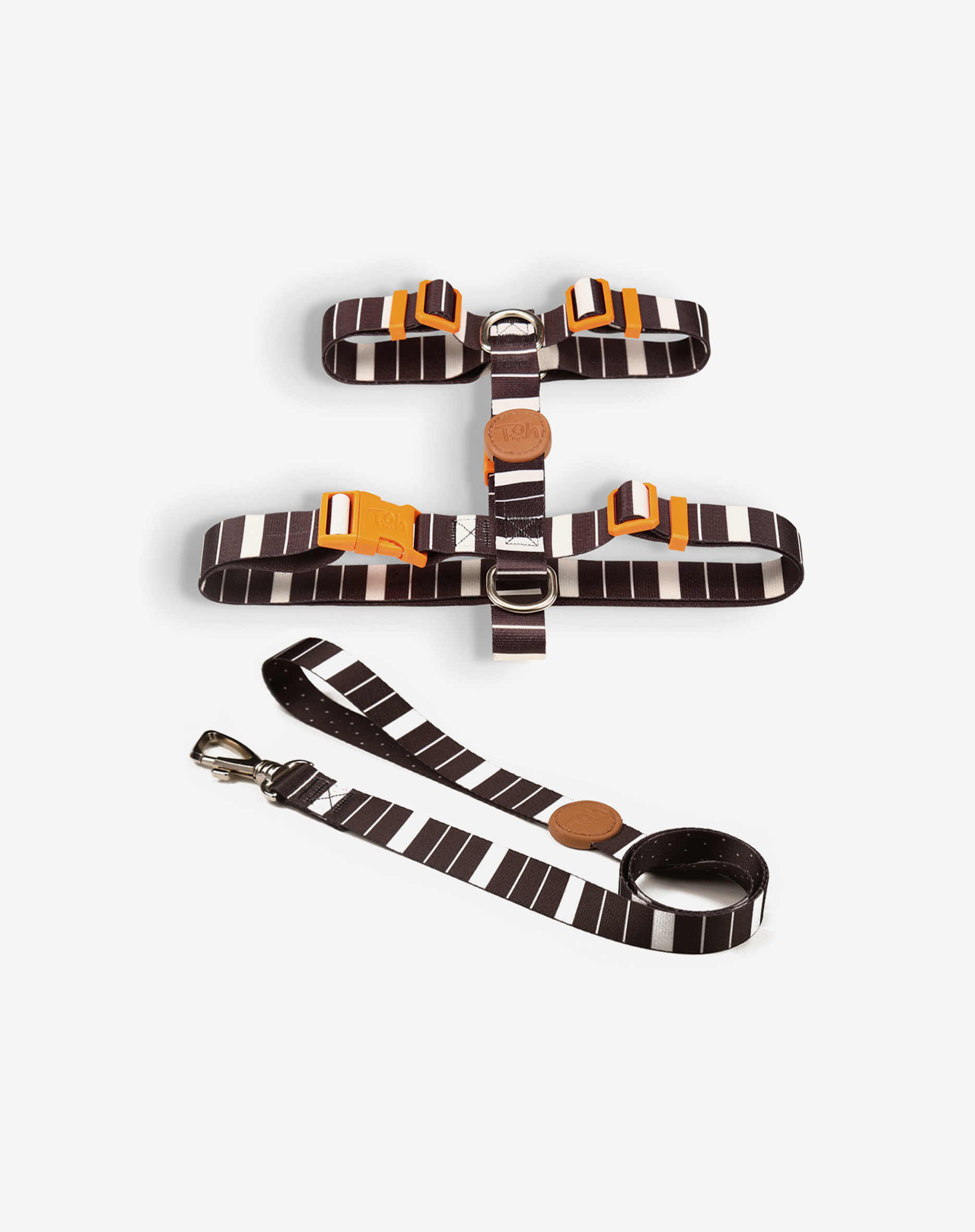 Toh – trela - Cão por atacado – The H-Harness + Leash Set Eclipse0
