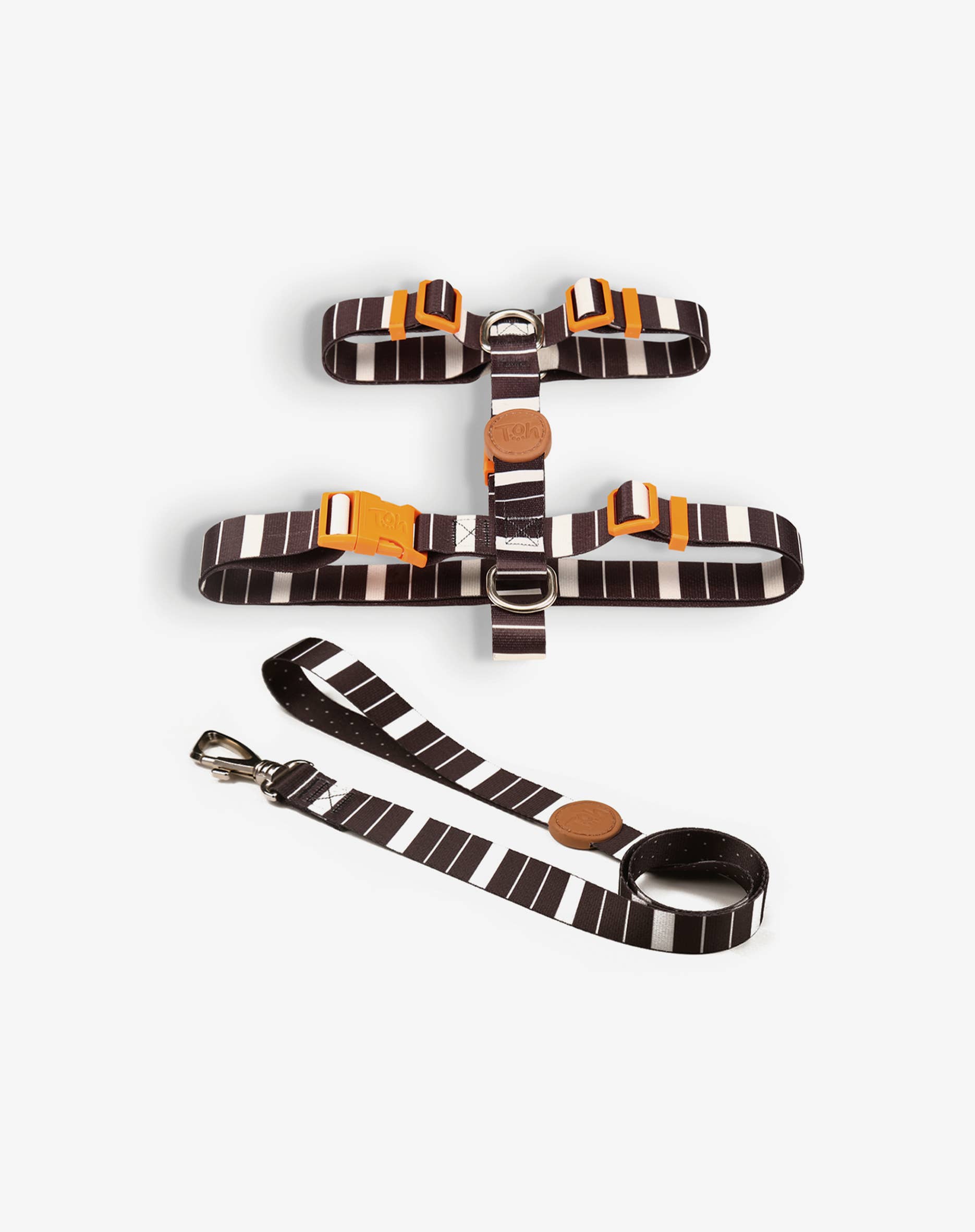 Toh - Wholesale Pet Leash - Dog - The H-Harness + Leash Set Eclipse