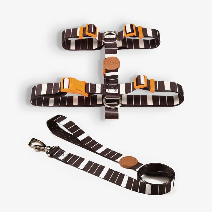 Toh - Wholesale Pet Leash - Dog - The H-Harness + Leash Set Eclipse0