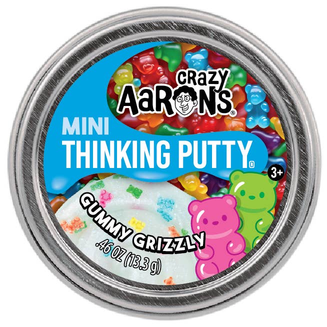 Crazy Aaron's - Wholesale Putty/Slime - Kids - Mini Gummy Grizzly - 2" Thinking Putty Tin0