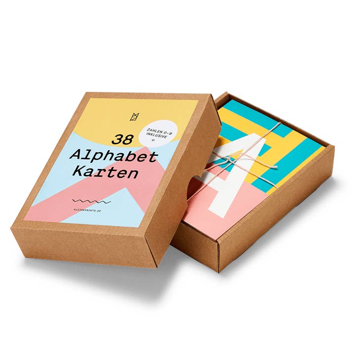 Set de cartes ALPHABET pour la vente par Kleine Prints
