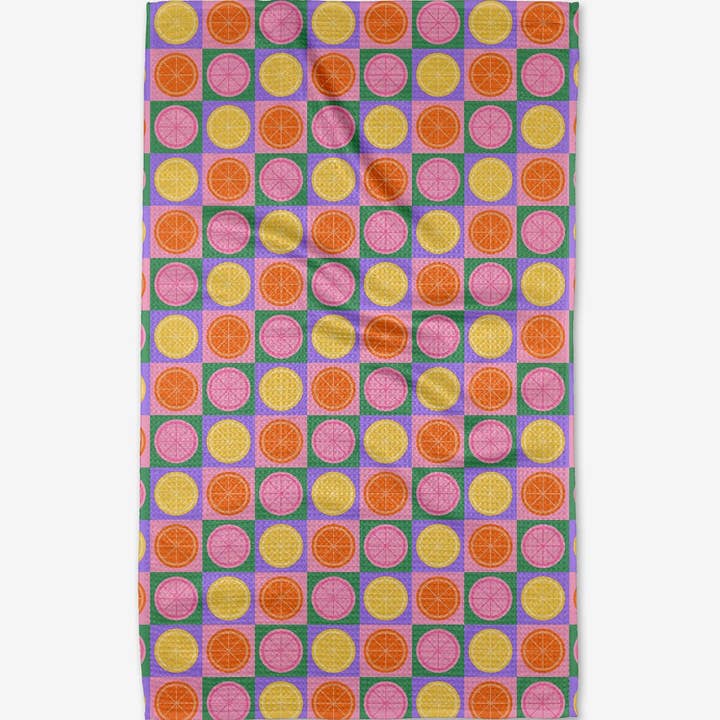Geometry - Wholesale Tea Towel - Summer Lemons Tea Towel