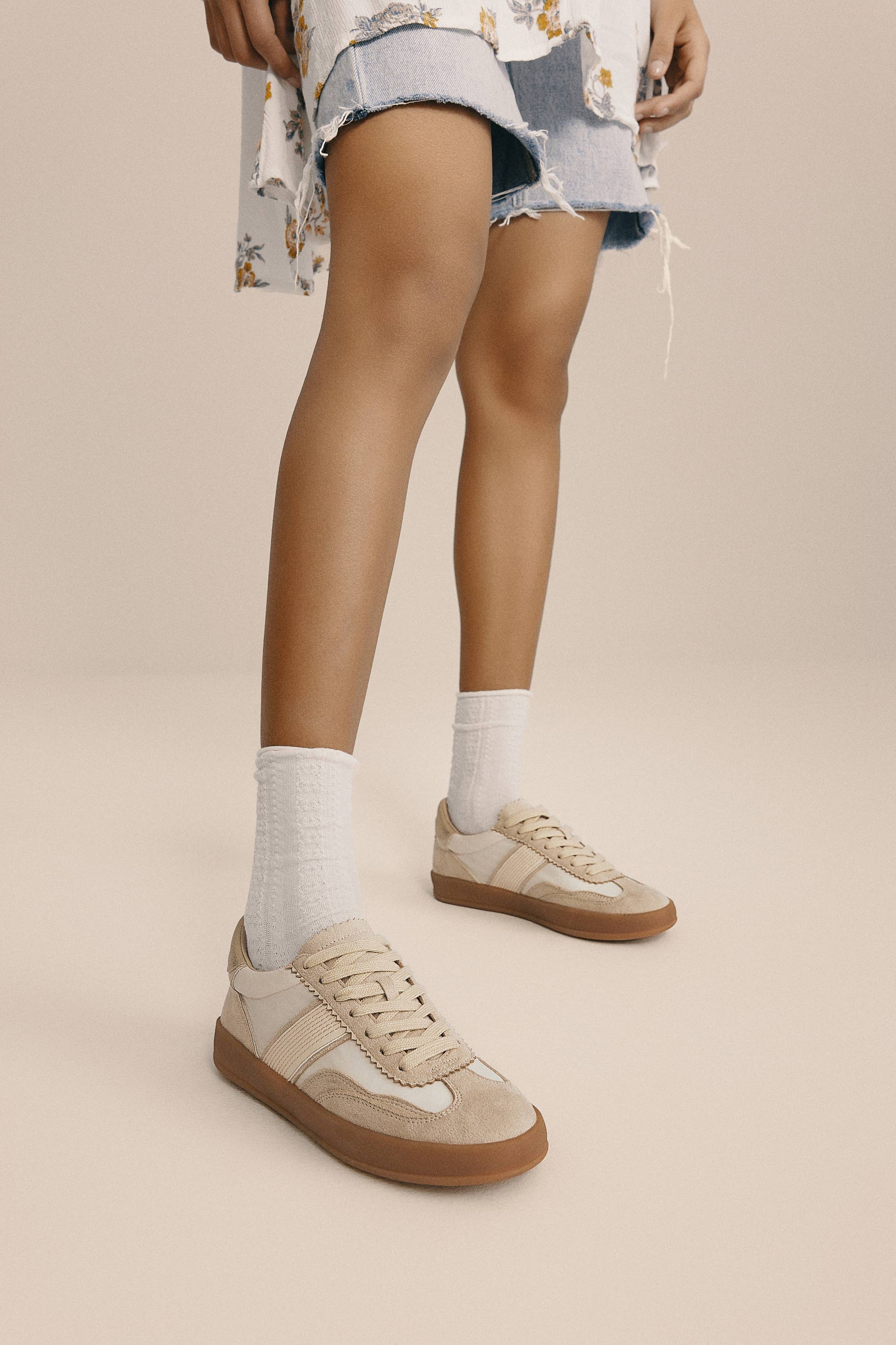 CCOCCI - Wholesale Lifestyle Sneakers - Women's - DIXIE SNEAKER SIDE STRAP LACE-UP COURT6