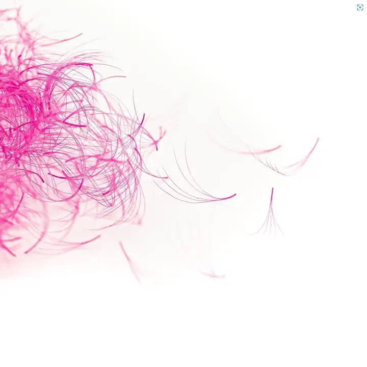 Eyesy Lash – wholesale False/fake eyelashes – PINK Premade Fans - Color Promade Fans 3D-10D - C, D, M, L2