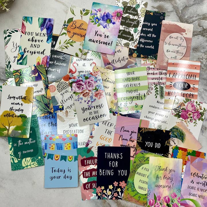 Hive Supply - Wholesale Stationery/Notecard Set - Positive Mini Notecards2