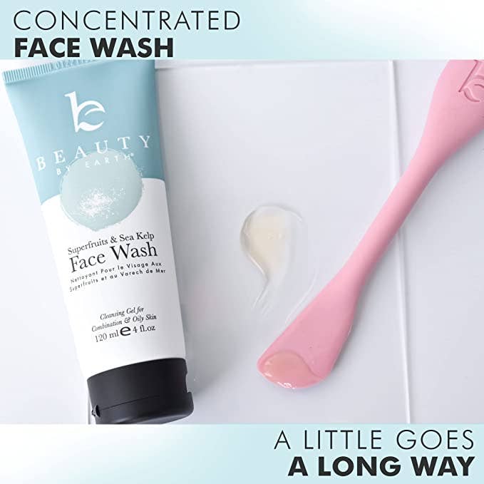 Beauty By Earth - Wholesale Facial Cleanser - Face Wash with Superfruit and Sea Kelp 4oz4