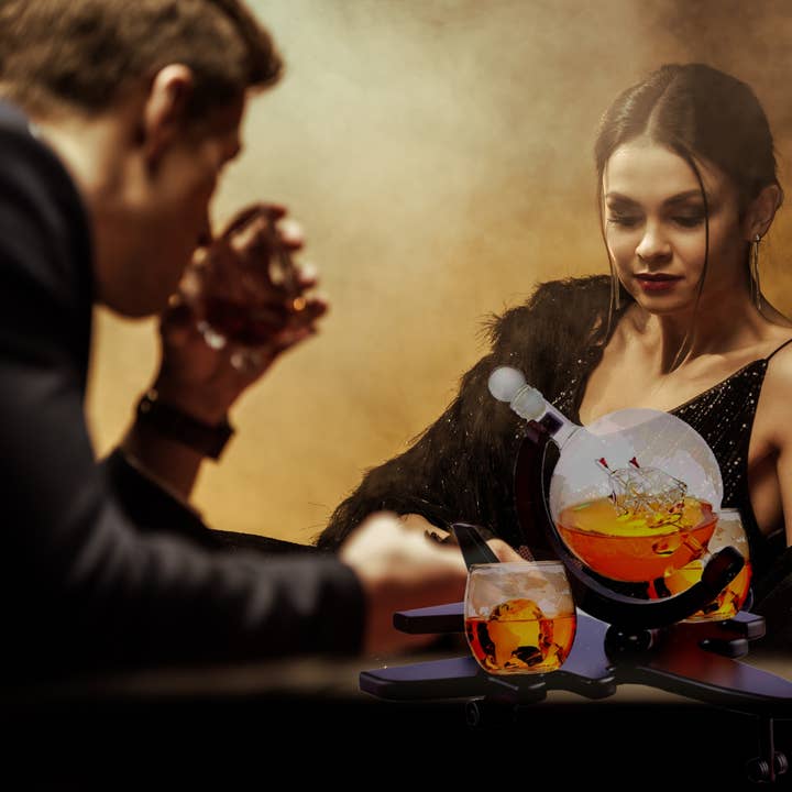 Bezrat - Vendita all'ingrosso Decanter - Set regalo per decanter per whisky per aeroplano, decorazione per la casa e bar1