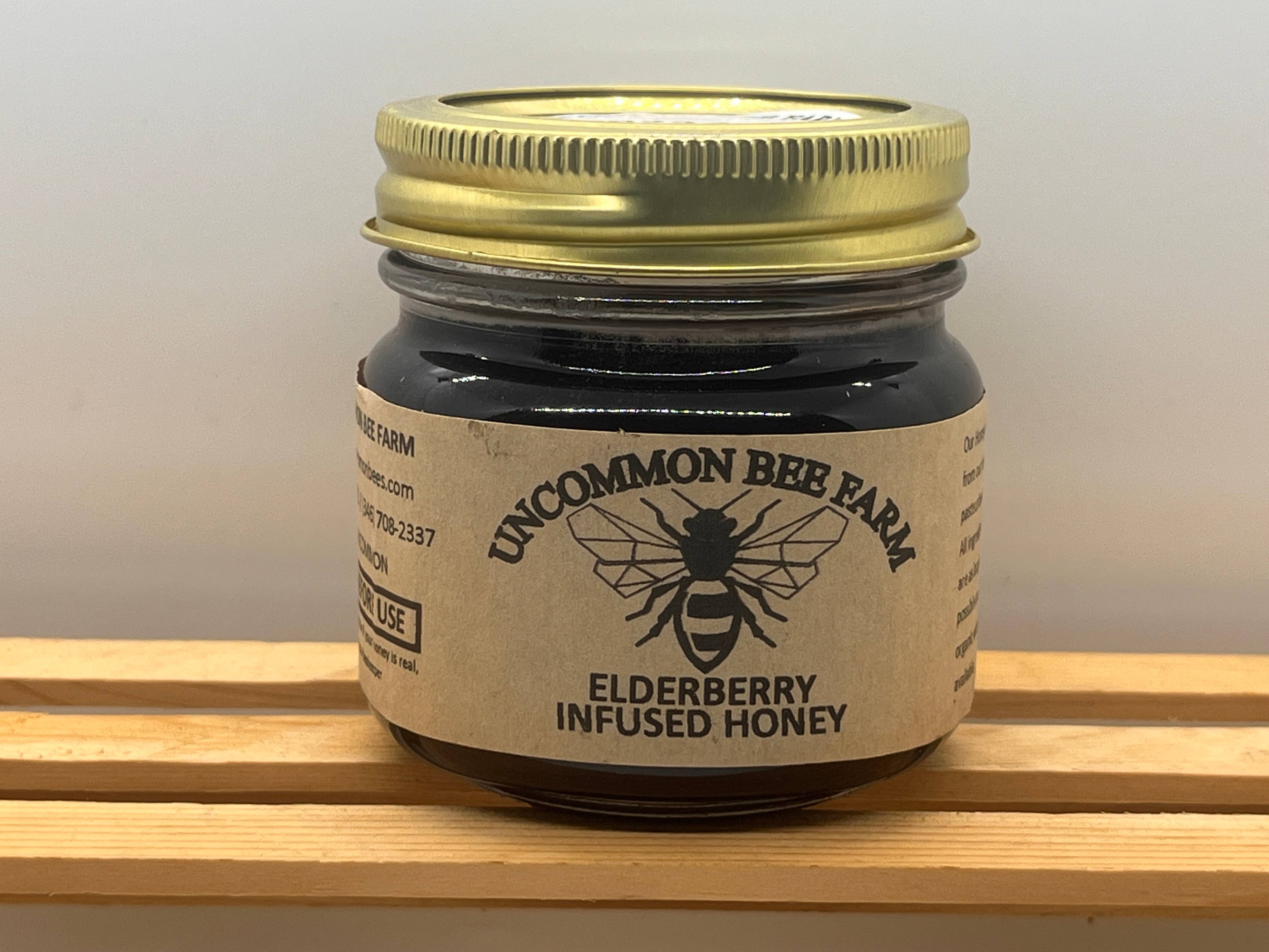 Uncommon Bees - Wholesale Honey - Elderberry Infused Honey