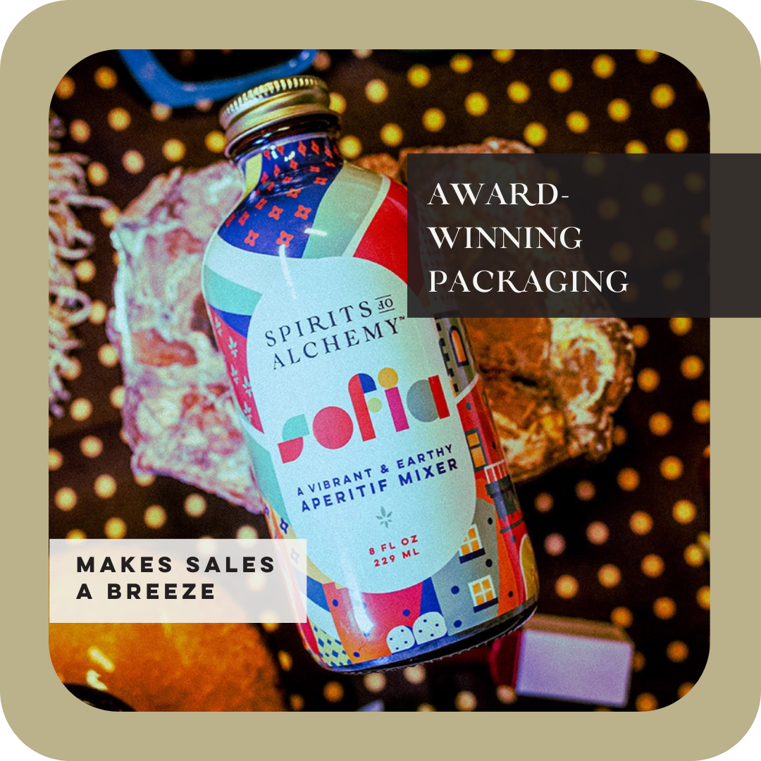 Spirits of Alchemy - Wholesale Cocktail Mix/Syrup - Sofia | Italian Aperitif Cocktail Mixer | Mocktail | Gift3